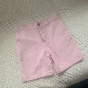 Pink boy linen shorts